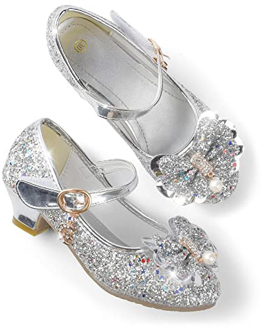 JerrisApparel Scarpe da Principessa per Ragazze Mary Janes Matrimonio Compleanno Festa