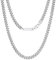 VEXXS Halskette Panzerkette Gold Panzer facettiert 5mm,18 Karat Vergoldet Edelstahl Herren Kette mit Diamantschliff,Goldkette für Herren Damen Männer, Schmuck Geschenk