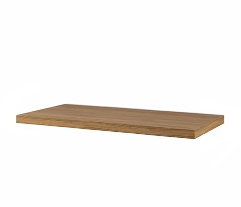 Étagère suspendue de salle de bain porte-lavabo en bois mélaminé Top ELBA (80 cm)