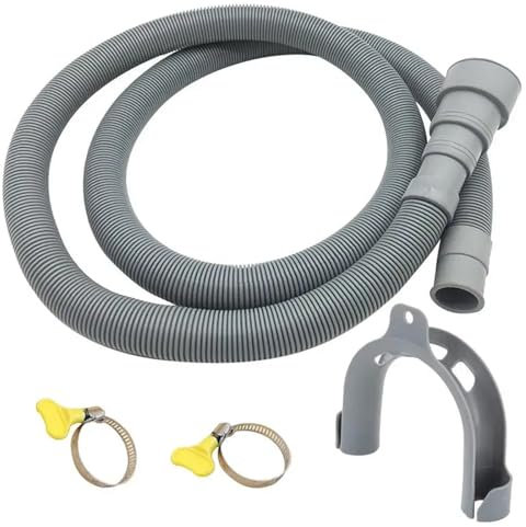 Tuyau Machine à Laver Tuyau de vidange universel for Machine à laver et lave-vaisselle, rallonge avec support, tuyau de vidange universel for Machine à laver Tuyau Lave Vaisselle (Color : 400cm)
