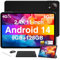 DOOGEE T30SE Tablet 11 Zoll Android 128GB ROM (2TB TF) 2.4K IPS Gaming Tablets mit Tastatur, 8580mAh, Dual 4G LTE 5G WiFi Tablets PC, 13MP + 5MP, Tablet mit Tastatur und Stift, Maus und Hülle