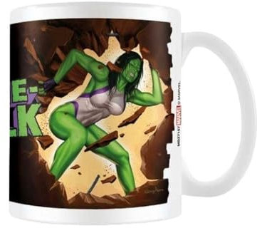 Marvel Tazza She Hulk (taglia unica) (verde/marrone/bianco)