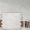 Bricopol Paneles Decorativos Para Pared | Panel Acústico 3D | Revestimiento Paredes Sin Obras | Ignífugos Térmico y Aislante | Acabado Hiperrealista | Interior y Exterior | Imitación Piedra L.Blanco