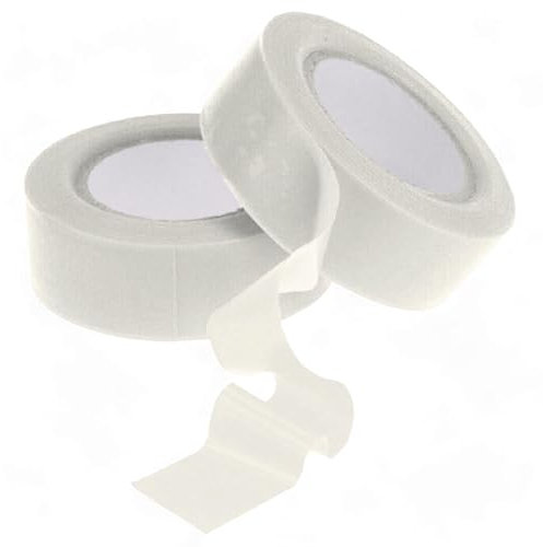 MIJOMA 2 Rollen Fensterklebeband, Ideal für Weihnachtliche Fensterdekorationen im Landhausstil, 10m x 18mm - Verbreiten Sie Gemütlichkeit und festliches Flair (Weiß)