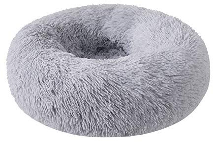 SWZEC Hundebett Wolke 7 - Das Original - Puppery (S-50CM,Hellgrau)