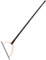 Manual Tares Grass Cutter, Double Edged Steel Blade Cutting Hand Tool Sod Ditches Shears Long Lawn Trimming While Standing Degree Swivel Serrated Push Reel Mower Adjustable (4