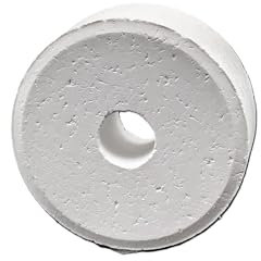 reilo 12x 450g Luftentfeuchter TAB mit Loch, Lochdurchmesser 2cm, mit Calciumchlorid, Raumluftentfeuchter, Nachfüllpacks für Entfeuchterboxen, Lufttrockner für Wohnräume, Schlafzimmer, Keller