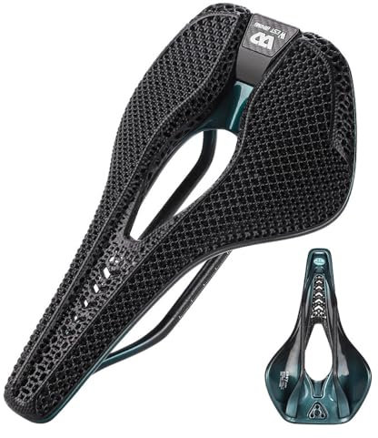 Carbon Fiber 3D Printed Saddle Breathable Bike Saddle Ultralight Road Bike Seat
