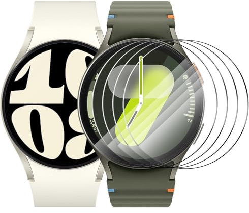 4 Pièces Protecteur Écran avec Samsung Galaxy Watch 4/5/6/7/8 44mm, [Anti-Rayures] Film de Protection de Verre Trempé pour Samsung Watch 8/7/6/5/4 44mm Screen Protection