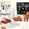 Klayful - Ton Töpferset für Anfänger | Lufttrocknendes DIY Set für Erwachsene | 3kg Ton, Werkzeuge, Acrylfarben, Pinsel, Dichtmittel, Anleitung