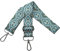 Verstellbarer Schultergurt für Taschen Taschengurte zum Wechseln, Umhängegurt für Taschen, Schulterriemen 3.8cm Breite mit Silber Karabiner Taschenband für Damen Handtaschen, Blau/Grün, M8