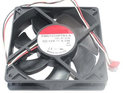 Zyvpee 12025 PMD1212PTB3-A Ventilateur de refroidissement à 3 fils 12 V 6,5 W 12 cm 120 x 120 x 25 mm