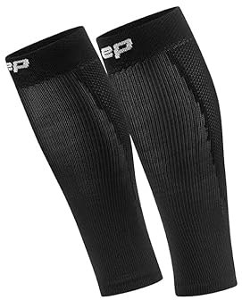 CEP - Wadenbandage mit Kompression für Herren, Core 5.0 Calf Sleeves, Größe III/M / 32-38cm Wadenumfang, schwarz