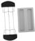 Ciieeo Toaster Warming Rack Set Stainless Steel Bread Rack Holder Griddle Grill Accessory