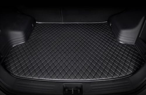 FFSWQAZ4A1 Tapis Coffre Voiture pour Citroen C4 Cactus 2014 2015 2016 2017 2018 2019 2020 2021 2022,Tapis de Bagages Durables Accessoires Voiture Intérieur,Black