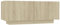 Genérico Wenjingqi 3082768 Nachttisch, Holz, Sonoma-Eiche, 100 x 35 x 40 cm, Braun