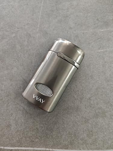 VVAY Sturmfeuerzeug Jetflamme | Butan-Nachfüllbar & Windfest (ohne Gas Geliefert)