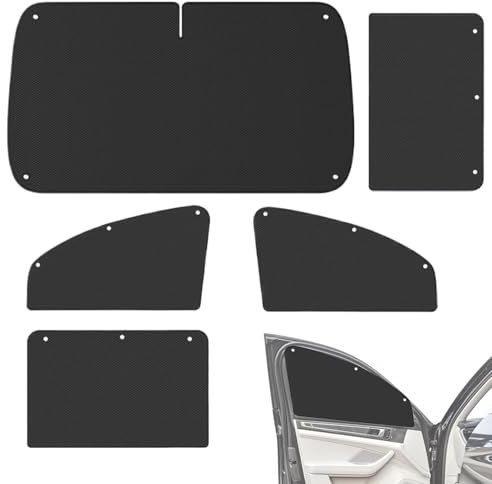 Xvilmaun Store Pare Soleil Voiture - À Ventouses | Écran Intimité Amovible Respirant pour Bébé Camping Véhicule Électrique Voyage Allaitement