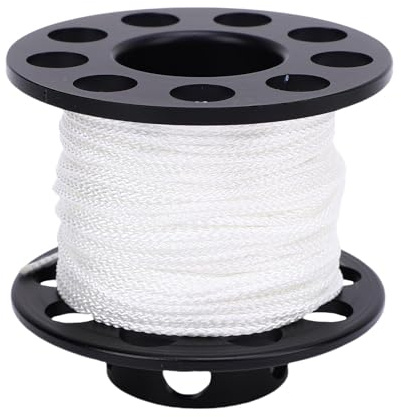 Tbest Diving Line Rollen, Professional Use, Underwater Line, Durable, Floatable for Snorkeling, Scuba Diving, Underwater Photography, Rescue, Training