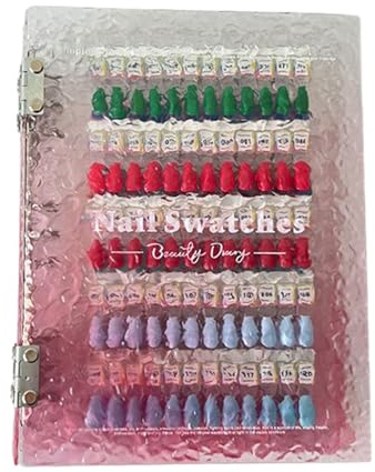 Livre À Ongles,Nuancier De Couleurs Magnétique Pour Design D'Ongles De Salon | Accessoires D'Art De Manucure Avec Magnétiques Pour Salon, Personnel, Débutants