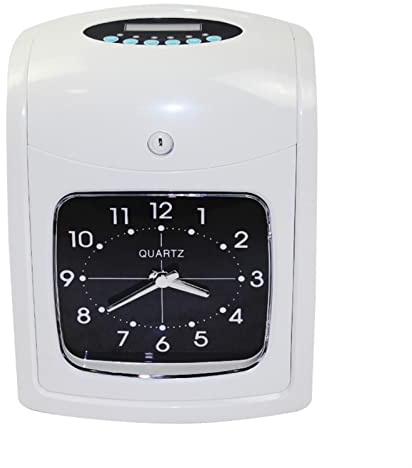 Zeiterfassung für Kleinbetriebe, TIME Uhr for Mitarbeiter K-8 Time Time Time Machine English Time Card Time Anwesenheitsmaschine Papierkarte Anmeldeuhr(EU)