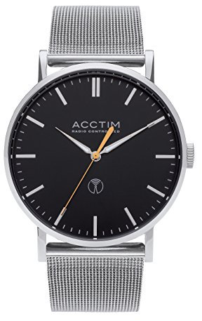 Acctim 60426 Sterling Dual Band Radio Controlled Watch in Silver