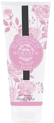 Durance Les Eternelles Natural Shower Gel For Women (200ml) Rose Petal Fragrance - Women’s Body Wash | Nourishes, Gently Cleanses, Hydrates & Softens Skin