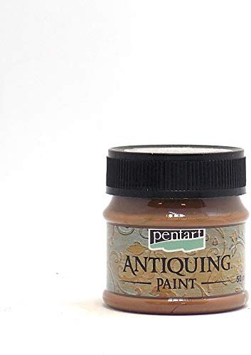 Zita's Creative Antikfarbe 50ml - dunkelbraun. Vintagefarbe, Kreidefarbe, Mattfarbe, Bastelfarbe, Acrylfarbe,