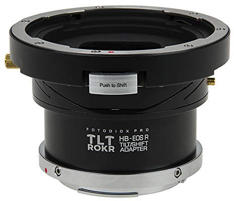Fotodiox Pro TLT ROKR - Tilt/Shift Lens Mount Adapter Compatible with Hasselblad V-Mount SLR Lenses to Canon RF Mount Mirrorless Camera Body