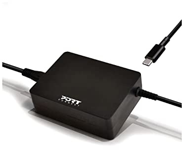 PORT CONNECT UK Power Supply for PC and Smartphone Power Supply 65W - USB Type C - PLUG UK