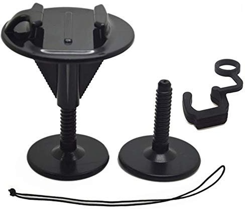 Hensych Bodyboard Wakeboard Mousse Planche de Surf Kit de Montage Surfing Mount avec Sangle Anti-Perte pour GoPro Hero 8/7/6/5/4/3 + / 3/2 / 1.etc (Noir)