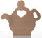 Tagliere teiera in Legno Shabby Chic
