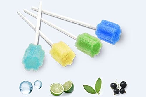 Dutchblue Swabbies, Einweg-Zahnbürsten, Schwamm für Oralhygiene, Einweg-Schwamm, aromatisiert, 250 Stück (neutral)