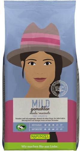 Rapunzel Bio Heldenkaffee Mild, gemahlen HIH (6 x 250 gr)