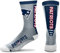FBF - NFL Erwachsene Team Logo Cool Grey Jump Key Crew Kleid Socken Schuhe für Männer und Frauen Game Day Bekleidung - Größe L 10-13, New England Patriots, Large