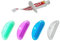 Toothpaste Tube Squeezer,4 Pcs Toothpaste Squeezer Dispenser,Plastic Toothpaste Clips Tube Squeeze,Convenient Tube Squeezer (Transparent Color)