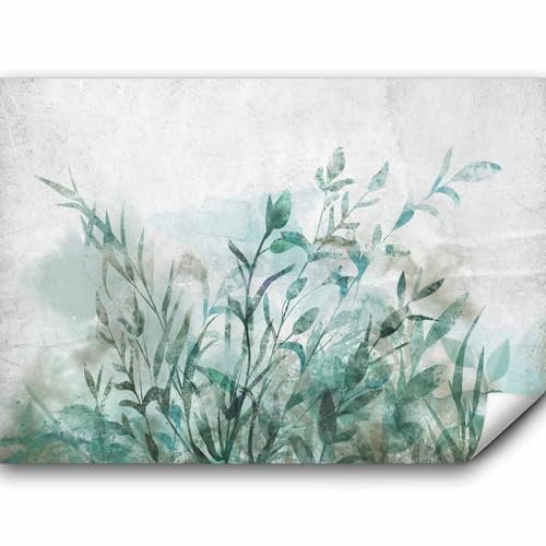 murando - Fototapete Premium-Vlies Natur 400x280 cm Vlies Tapeten Wandtapete XXL Moderne Wanddeko Design Wand Dekoration Wohnzimmer Schlafzimmer Botanik Pflanzen Wiese Blätter b-A-0848-a-a