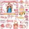 LMSHOWOWO 33PCS Glitter 13th Birthday Photo Booth Props, Rose Gold Inflatable Photo Booth Frame, Giant Party Selfie Frame, Funny Selfie Props, for 13th Birthday Decorations Gifts Girls Boys