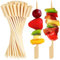 300 Stück Cocktailspieße aus Bambus für Vorspeisen, FATLODA Paddel Holzspieße, ausgefallene flache Zahnstocher für Vorspeisen, 11,9 cm Bambusstäbe für Party, Sandwich, Obst, Charcuterie Boards Zubehör
