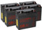 Lot de 5 batteries 12 V 20 Ah pour scooter électrique SXT Viper 60 V