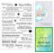 INFUNLY Transparente Stempel Mit Inspirierenden Worten 6.3x4.3 sentimentale Segensworte Muster Gummi Silikon Transparente Siegelstempel Für Urlaubskarten Dekoration DIY Scrapbooking Fotoalbum