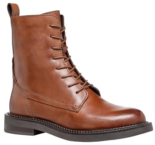 Geox D Serilda G, Stivale alla Caviglia Donna, Marrone Chiaro, 36 EU