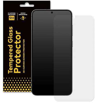 RhinoShield Protection en Verre trempé pour Galaxy S24+ | Dureté 9H, haute transparence, résistant aux chocs et aux rayures, protection d’écran.