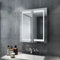 ELEGANT Bathroom Cabinet, Stainless Steel, 600 x 700mm, Contemporary Style, Wall Mounted, Anti-Fog, Infra-Red Sensor Switch, Adjustable Shelf