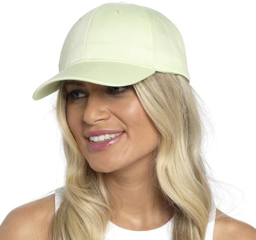 Undercover Gorra de béisbol para adultos, unisex, para hombre y mujer, ajustable, talla única, gorra de verano, verde lima, Talla única