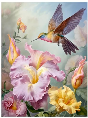 Daisen Art 5D Diamant Painting - Diamond Painting Vögel, Diamant Painting Bilder, Diamond Painting Erwachsene für Geschenk und Zuhause Wanddekoration 30x40cm