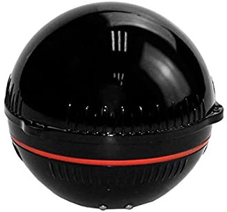 Fish Finders Depth Finders Echo Sounder Portable Wireless Fish Finder Sonar 48m/160ft Detector Fishing Alarm for Boat Kayak Sea Fishing (Color : Black)