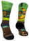Jungle Socks Lustige Bunte Lange Sportsocken für Männer und Frauen für CrossFit, Radfahren, Straße, Wandern, Laufen, Fitnessstudio - Lange Radsocken, MTB, Radsocken, Rennrad. EU 43-46
