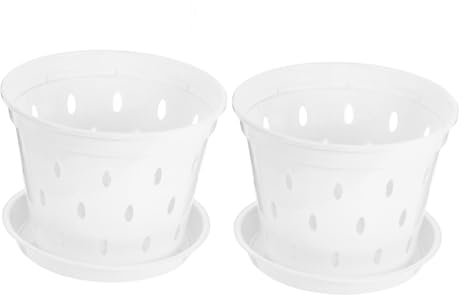 Yardwe 2 Pezzi Phalaenopsis Vaso Orchidea Vaso Vasi Vaso Da Fiori Irrigazione Vaso Fioriere Vaso Per Piante Da Orchidea Fioriera Contenitori Per Orchidee Fioriera Interna Vasi Da
