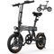 Finbike Elektrofahrräder Klappbar,14/16 Zoll Elektrofahrrad 7.8Ah Akku,250W Kompakt E-Bike mit 3H Schnellladung,3 Fahrmodi,3 Geschwindigkeitsmodi,Reichweite MAX 45km,Falt-Pedelec für Erwachsene/Teens